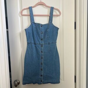 Denim Button Down Dress